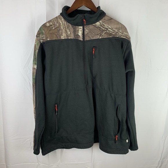 Magellan Outdoors Jacket‎ Hunt Gear Size Large Pullover Mag Warmth 1/2 Zip Camo - Picture 1 of 15